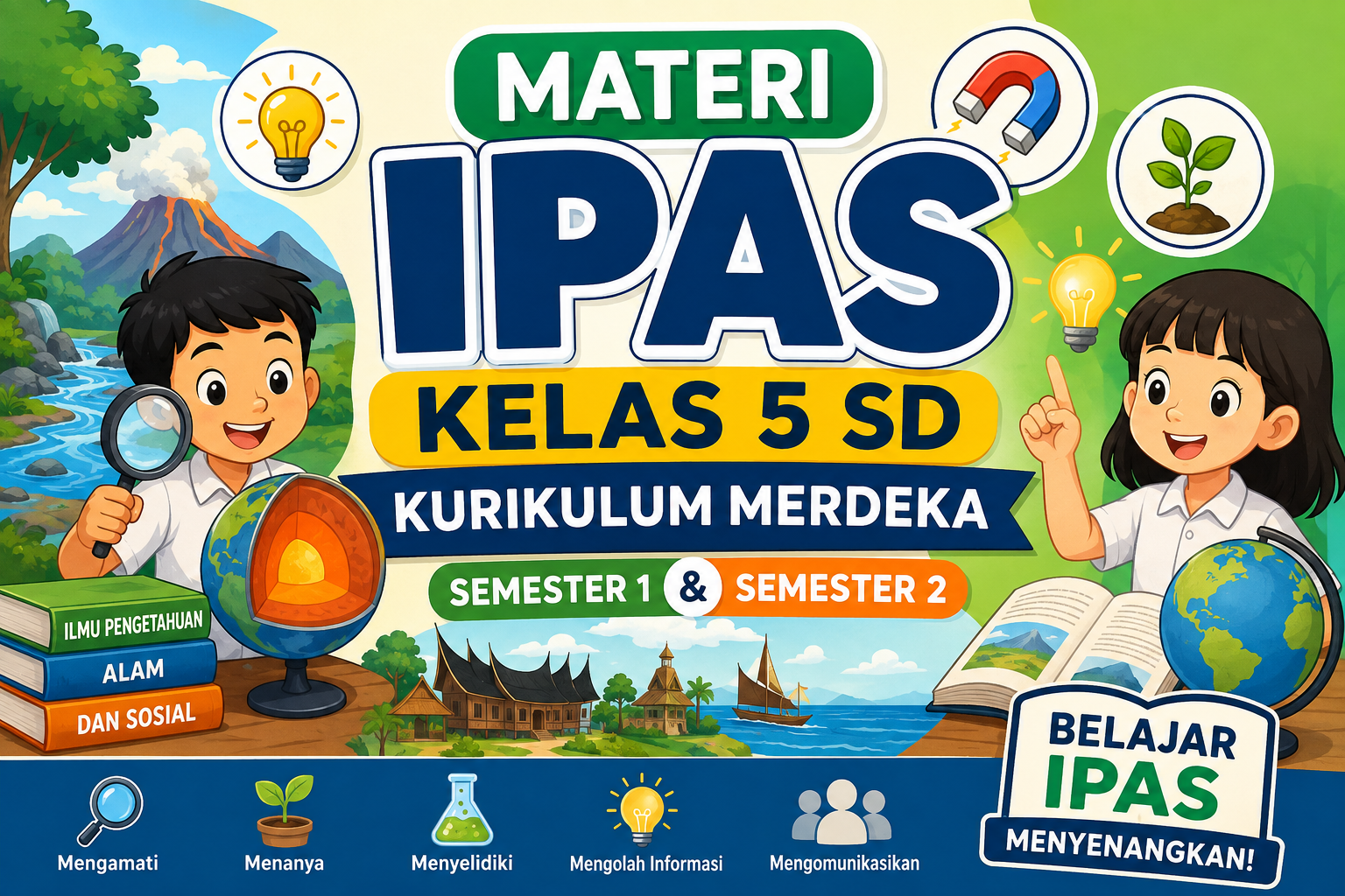 Materi IPAS Kelas 5 SD Kurikulum Merdeka Semester 1 dan 2