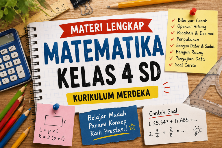 Materi Matematika Kelas 4 SD Lengkap